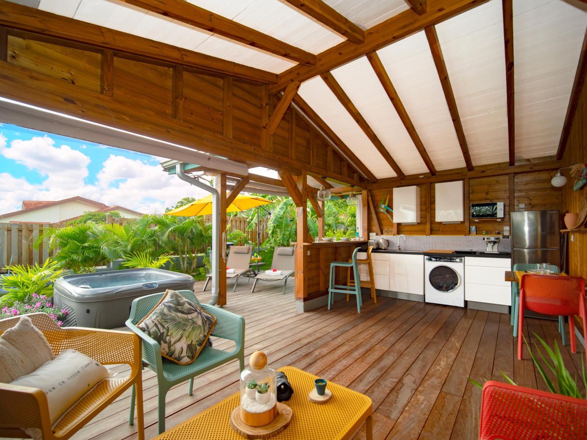 Bungalows Ti Lodge Martinique - Pres De La Plage Avec Jacuzzi Prive Sainte-Luce Exteriér fotografie